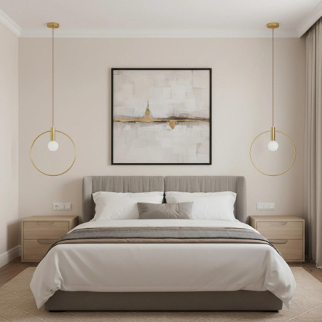 Lampa wisząca Bella złota 25 cm DP0001A-250R Step into Design