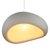 Lampa wisząca STONE biała 80 cm DN426-800 Step into Design