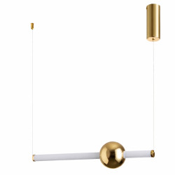 Lampa wisząca O-LINE LED 63 cm złoty połysk ST-1688S mirror gold Step into Design