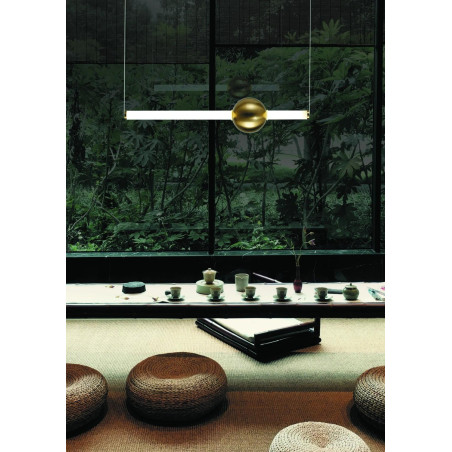 Lampa wisząca O-LINE LED 63 cm złoty połysk ST-1689S mirror gold Step into Design