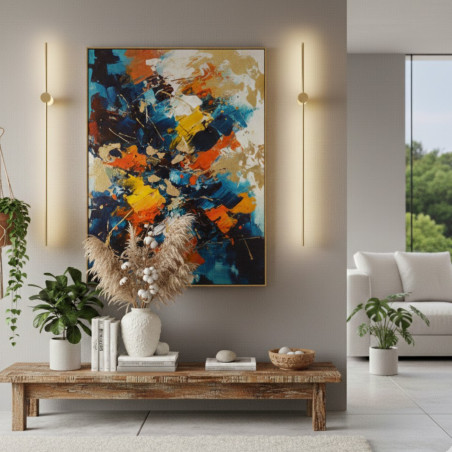 Lampa ścienna SPARO LED złoty połysk 120 cm ST-1067W-1GD-120 Step into Design