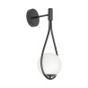 Lampa ścienna DROP biało złota 45 cm ST-F079 black Step into Design