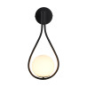 Lampa ścienna DROP biało złota 45 cm ST-F079 black Step into Design