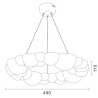 Lampa wisząca Bella złota 25 cm ST-DL6123P-50 Step into Design