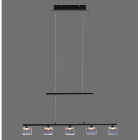 NOWOŚĆ 2209-18 HYDRA LAMPA WISZĄCA CZARNY ZUMA LINE
