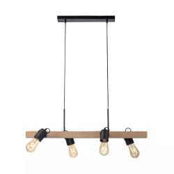 NOWOŚĆ 15630-18 CANOP LAMPA WISZĄCA CZARNY ZUMA LINE