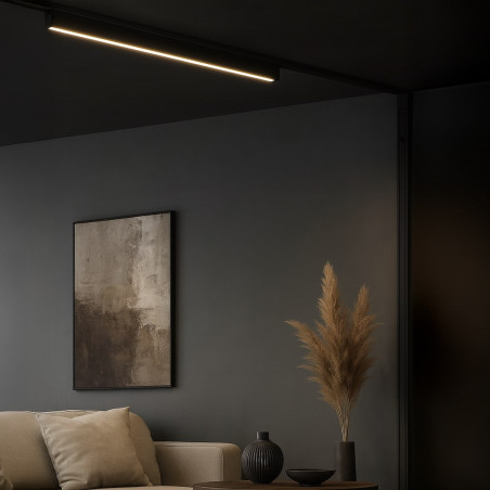 NOWOŚĆ ML2589 Slim Magnetic Track Czarny 61cm 20W LED Tuya CCT 48V Milagro