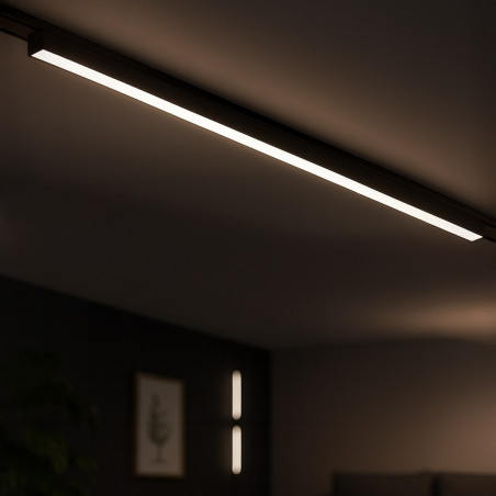 NOWOŚĆ ML2591 Slim Magnetic Track Czarny 91cm 30W LED Tuya CCT 48V Milagro
