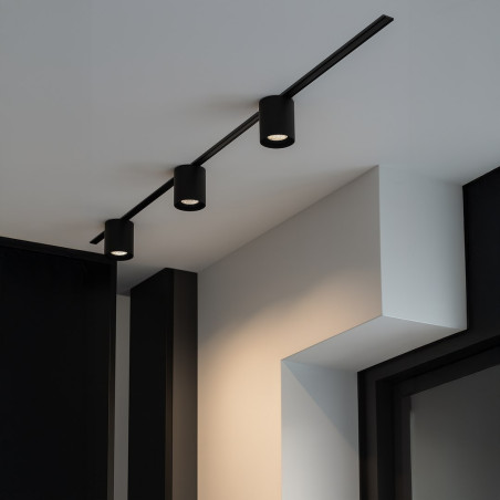 NOWOŚĆ ML2593 Slim Magnetic Track Czarny tube 6W LED Tuya CCT 48V Milagro