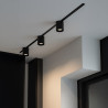 NOWOŚĆ ML2593 Slim Magnetic Track Czarny tube 6W LED Tuya CCT 48V Milagro