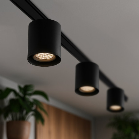 NOWOŚĆ ML2593 Slim Magnetic Track Czarny tube 6W LED Tuya CCT 48V Milagro
