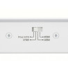 NOWOŚĆ ML2594 Slim Magnetic Track Biały tube 6W LED Tuya CCT 48V Milagro