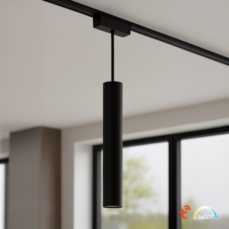 NOWOŚĆ ML2599 Slim Magnetic Track Czarny pendant 6W LED Tuya CCT 48V Milagro