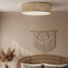 NOWOŚĆ MLP2424 Lampa sufitowa Marshall 3xE27 Ø50cm Biały/Brąz Milagro