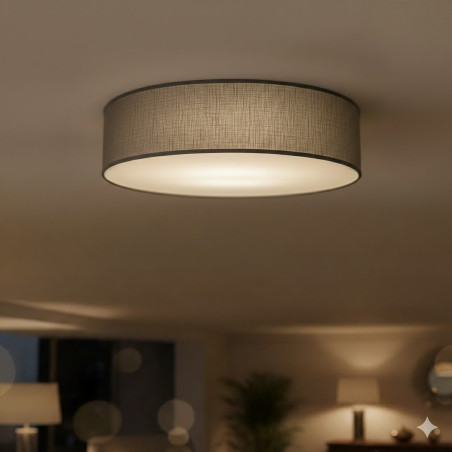 NOWOŚĆ MLP2425 Lampa sufitowa Marshall 3xE27 Ø50cm Biały/Szary Milagro