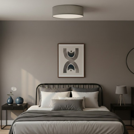 NOWOŚĆ MLP2425 Lampa sufitowa Marshall 3xE27 Ø50cm Biały/Szary Milagro