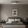 NOWOŚĆ MLP2425 Lampa sufitowa Marshall 3xE27 Ø50cm Biały/Szary Milagro