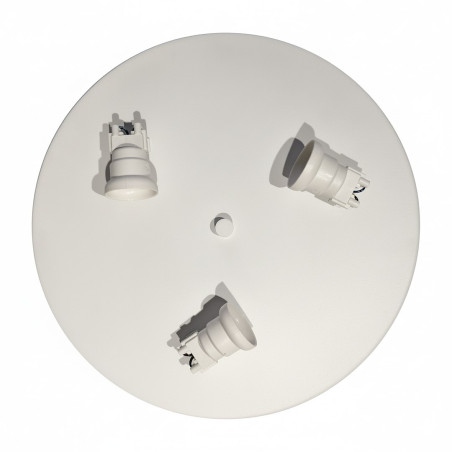 NOWOŚĆ MLP2425 Lampa sufitowa Marshall 3xE27 Ø50cm Biały/Szary Milagro