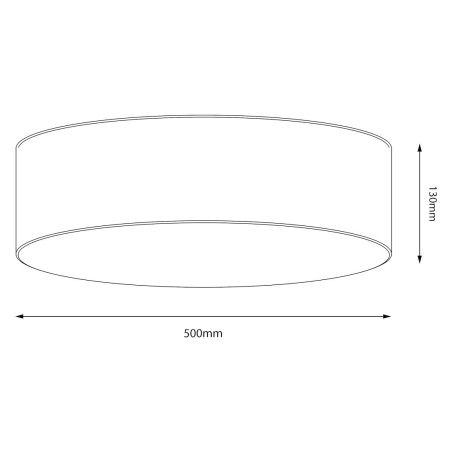 NOWOŚĆ MLP2425 Lampa sufitowa Marshall 3xE27 Ø50cm Biały/Szary Milagro