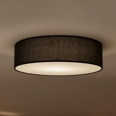 NOWOŚĆ MLP2426 Lampa sufitowa Marshall 3xE27 Ø50cm Biały/Czarny Milagro
