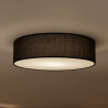 NOWOŚĆ MLP2426 Lampa sufitowa Marshall 3xE27 Ø50cm Biały/Czarny Milagro