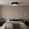 NOWOŚĆ MLP2426 Lampa sufitowa Marshall 3xE27 Ø50cm Biały/Czarny Milagro