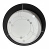 NOWOŚĆ MLP2426 Lampa sufitowa Marshall 3xE27 Ø50cm Biały/Czarny Milagro