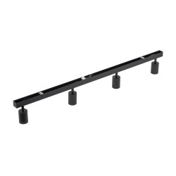 NOWOŚĆ Listwa podłużna10792 NEX BLACK 4XGU10 LAMPA SUFITOWA Tk Lighting