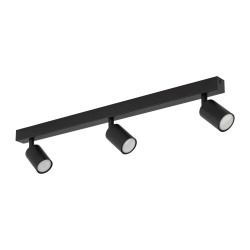 NOWOŚĆ Listwa z reflektorami potrójna 10791 NEX BLACK 3XGU10 LAMPA SUFITOWA Tk Lighting