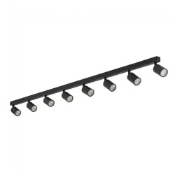 NOWOŚĆ Listwa sufitowa z reflektorkami długa 6179 TOP BLACK 8 Tk Lighting