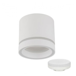 NOWOŚĆ Tubka Lampa natynkowa 4334 JET WHITE GX53 + ŻARÓWKA LED GX53 Tk Lighting