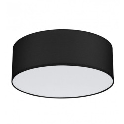 NOWOŚĆ Plafon z abażurem 1088 RONDO BLACK LAMPA SUFITOWA 4  450 Tk Lighting
