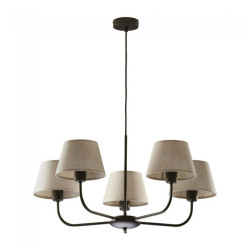 NOWOŚĆ 3989 CHICAGO LINEN LAMPA WISZĄCA 5 z abażurkami  Tk Lighting
