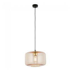 NOWOŚĆ 4900 ALMA LAMPA WISZĄCA 1  z kloszem BURSZTYN Tk Lighting