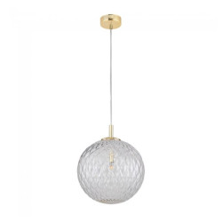 NOWOŚĆ 4610 CADIX GOLD LAMPA WISZĄCA Pojedyncza Kula kryształowa 1 PŁ 300 Tk Lighting
