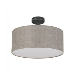 NOWOŚĆ 6247 RONDO LINEN LAMPA SUFITOWA z abażurem 4  400 Tk Lighting
