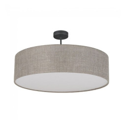 NOWOŚĆ 6248 RONDO LINEN LAMPA SUFITOWA z abażurem 4  600 Tk Lighting