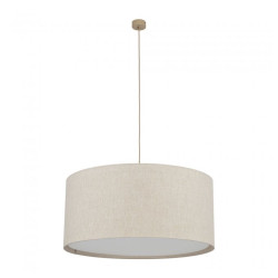 NOWOŚĆ 11484 LARGO BEIGE LAMPA WISZĄCA z abażurem 3XE27 Tk Lighting