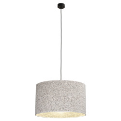 NOWOŚĆ 10751 VELLUM BLACK LAMPA WISZĄCA z abażurem 1XE27 500 Tk Lighting
