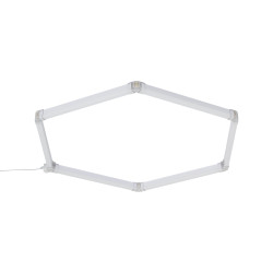 NOWOŚĆ Plastry Miodu - designerskie oświetlenie do garażu 18268 PANEL LED HONEY COMB...