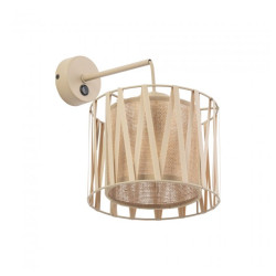NOWOŚĆ 11462 HARMONY SABIA JUTA KINKIET z abażurem 1XE27 Tk Lighting