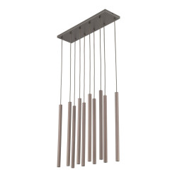 NOWOŚĆ 11490 FERRO NEW BROWN LAMPA WISZĄCA 10XG9 LISTWA Tk Lighting