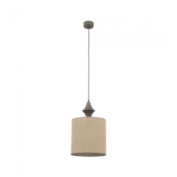 NOWOŚĆ Lampa pojedyncza z abażurem 11438 AMURA NEW BROWN LAMPA WISZĄCA 1XE27 Tk Lighting
