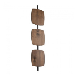 NOWOŚĆ 11436 SELVA L ORZECH LED KINKIET Potrójny Drewno Tk Lighting