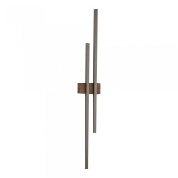 NOWOŚĆ 11406 FLASH NEW BROWN WOOD KINKIET 2 LED Tk Lighting