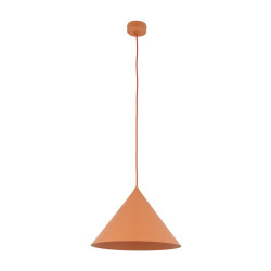 NOWOŚĆ 11385 CONO L SALMON LAMPA WISZĄCA Loft Pomarańczowa 1XE27 Tk Lighting