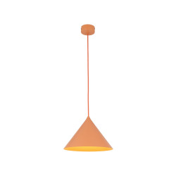 NOWOŚĆ 11384 CONO M SALMON LAMPA WISZĄCA Loft Pomarańczowa 1XE27 Tk Lighting