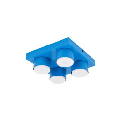 NOWOŚĆ 11284 BRIX BLUE LAMPA SUFITOWA 4XGX53 Tk Lighting