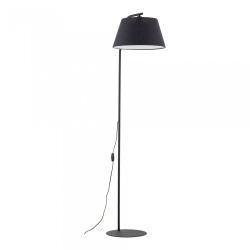 NOWOŚĆ 16185 FORMO BLACK LAMPA PODŁOGOWA z abażurem 1XE27 Tk Lighting