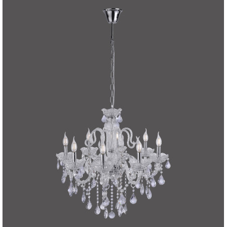 NOWOŚĆ 3081-00 GRACIA LAMPA WISZĄCA TRASPARENTNY ZUMA LINE
